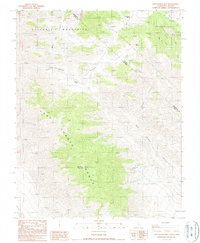 Download a high-resolution, GPS-compatible USGS topo map for Last Chance Mtn, CA (1987 edition)