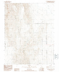 Download a high-resolution, GPS-compatible USGS topo map for Last Chance Range SE, CA (1987 edition)
