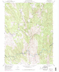 Download a high-resolution, GPS-compatible USGS topo map for Latrobe, CA (1977 edition)