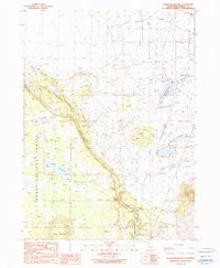 Download a high-resolution, GPS-compatible USGS topo map for Lauer Reservoir, CA (1990 edition)