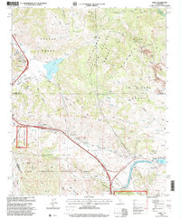 Download a high-resolution, GPS-compatible USGS topo map for Lebec, CA (2000 edition)