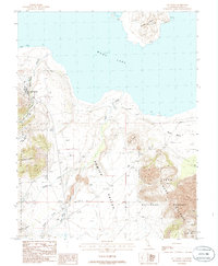 Download a high-resolution, GPS-compatible USGS topo map for Lee Vining, CA (1986 edition)