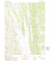 Download a high-resolution, GPS-compatible USGS topo map for Leesville, CA (1989 edition)
