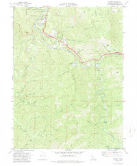 Download a high-resolution, GPS-compatible USGS topo map for Leggett, CA (1987 edition)