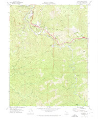 Download a high-resolution, GPS-compatible USGS topo map for Leggett, CA (1974 edition)