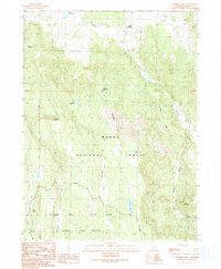 preview thumbnail of historical topo map of Lassen County, CA in 1990
