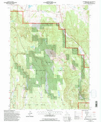 Download a high-resolution, GPS-compatible USGS topo map for Letterbox Hill, CA (1996 edition)