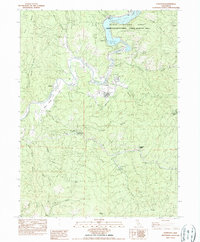 Download a high-resolution, GPS-compatible USGS topo map for Lewiston, CA (1985 edition)
