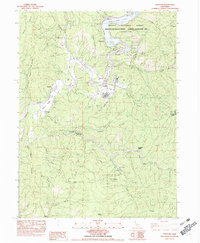 Download a high-resolution, GPS-compatible USGS topo map for Lewiston, CA (1982 edition)