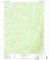 preview thumbnail of historical topo map of Tuolumne County, CA in 1979