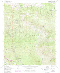 Download a high-resolution, GPS-compatible USGS topo map for Liebre Mountain, CA (1988 edition)