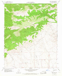 Download a high-resolution, GPS-compatible USGS topo map for Liebre Twins, CA (1967 edition)