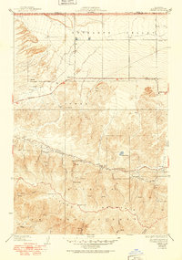 Download a high-resolution, GPS-compatible USGS topo map for Liebre, CA (1951 edition)