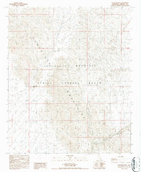 preview thumbnail of historical topo map of Imperial County, CA in 1986