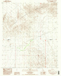 Download a high-resolution, GPS-compatible USGS topo map for Little Chuckwalla Mts, CA (1988 edition)