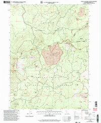 Download a high-resolution, GPS-compatible USGS topo map for Little Glass Mountain, CA (2003 edition)
