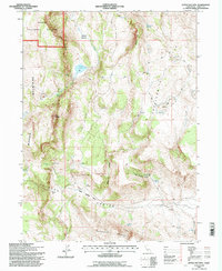 Download a high-resolution, GPS-compatible USGS topo map for Little Hat Mtn, CA (1996 edition)