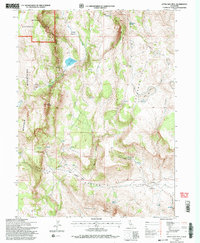 Download a high-resolution, GPS-compatible USGS topo map for Little Hat Mtn, CA (1996 edition)