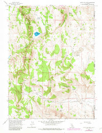 Download a high-resolution, GPS-compatible USGS topo map for Little Hat Mtn, CA (1983 edition)