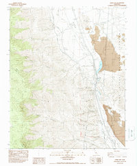 Download a high-resolution, GPS-compatible USGS topo map for Little Lake, CA (1988 edition)