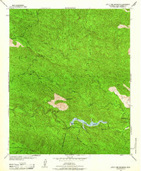 Download a high-resolution, GPS-compatible USGS topo map for Little Pine Mountain, CA (1964 edition)