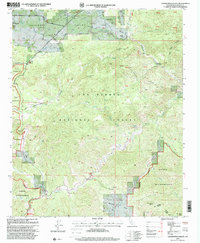 Download a high-resolution, GPS-compatible USGS topo map for Lockwood Valley, CA (2000 edition)