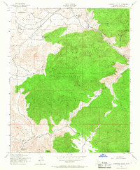 Download a high-resolution, GPS-compatible USGS topo map for Lockwood Valley, CA (1967 edition)