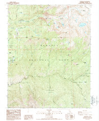 Download a high-resolution, GPS-compatible USGS topo map for Lodgepole, CA (1988 edition)