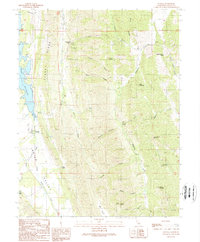 Download a high-resolution, GPS-compatible USGS topo map for Lodoga, CA (1989 edition)