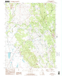 Download a high-resolution, GPS-compatible USGS topo map for Loma Rica, CA (1995 edition)
