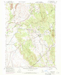 Download a high-resolution, GPS-compatible USGS topo map for Loma Rica, CA (1971 edition)