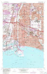 Download a high-resolution, GPS-compatible USGS topo map for Long Beach, CA (1987 edition)