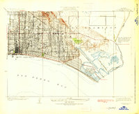preview thumbnail of historical topo map of California, United States in 1925