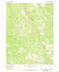 preview thumbnail of historical topo map of Trinity County, CA in 1967