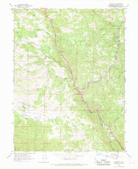 Download a high-resolution, GPS-compatible USGS topo map for Longvale, CA (1969 edition)