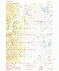 Download a high-resolution, GPS-compatible USGS topo map for Lookout, CA (1990 edition)