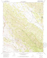 Download a high-resolution, GPS-compatible USGS topo map for Lopez Mountain, CA (1986 edition)