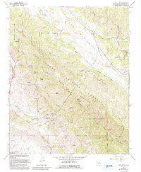 Download a high-resolution, GPS-compatible USGS topo map for Lopez Mountain, CA (1993 edition)
