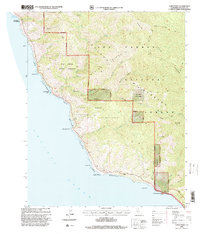 Download a high-resolution, GPS-compatible USGS topo map for Lopez Point, CA (2000 edition)
