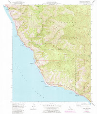 Download a high-resolution, GPS-compatible USGS topo map for Lopez Point, CA (1984 edition)
