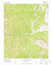 Download a high-resolution, GPS-compatible USGS topo map for Loraine, CA (1975 edition)