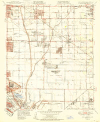preview thumbnail of historical topo map of Los Alamitos, Orange County, CA in 1950
