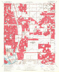 preview thumbnail of historical topo map of Los Alamitos, Orange County, CA in 1964