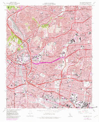 Download a high-resolution, GPS-compatible USGS topo map for Los Angeles, CA (1982 edition)