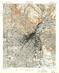 preview thumbnail of historical topo map of Los Angeles, CA in 1928