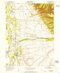 Download a high-resolution, GPS-compatible USGS topo map for Los Molinos, CA (1953 edition)