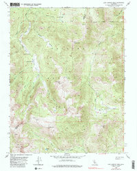 preview thumbnail of historical topo map of Mono County, CA in 1954