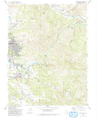 Download a high-resolution, GPS-compatible USGS topo map for Lower Lake, CA (1993 edition)