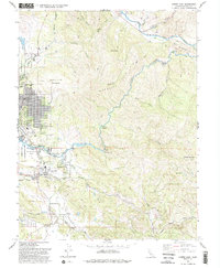 Download a high-resolution, GPS-compatible USGS topo map for Lower Lake, CA (1993 edition)