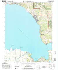 Download a high-resolution, GPS-compatible USGS topo map for Lucerne, CA (2001 edition)